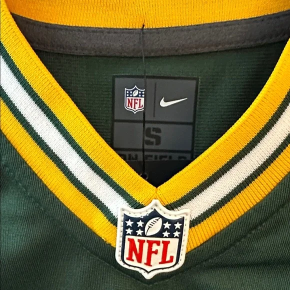 Youth size Small (8) Green and Gold Jersey with Number 12 New with tags - Picture 8 of 16